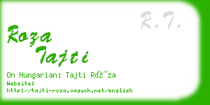 roza tajti business card